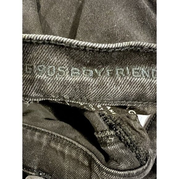 AMERICAN EAGLE Highest Rise 90s Boyfriend Straight Leg Distressed Jeans … - Picture 16 of 16